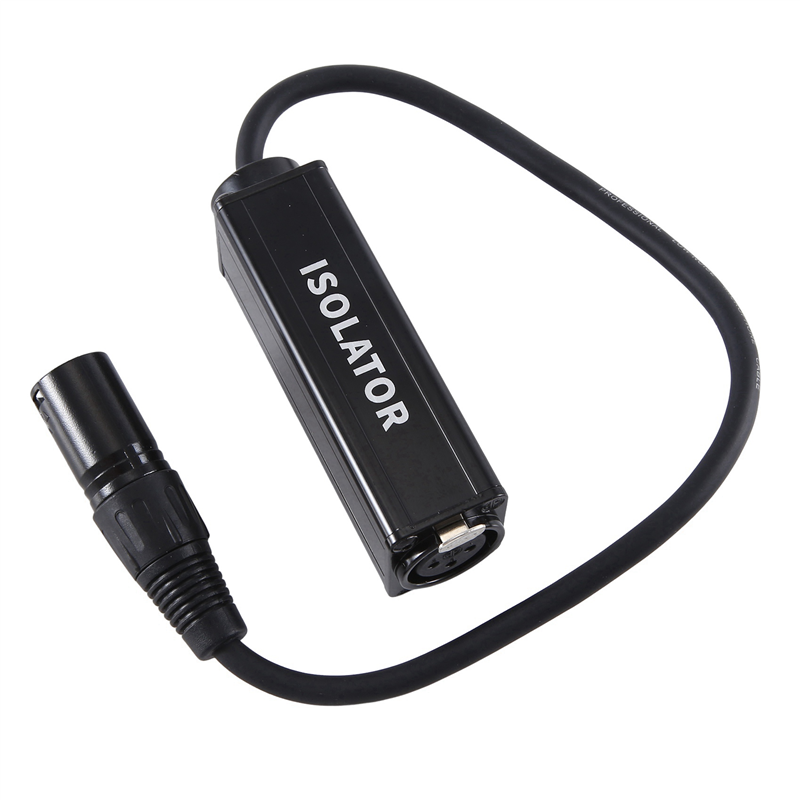 Audio Cable Isolator Noise Ground Loop Audio Isolator Current Sound Eliminates Noise Isolator XLR Eliminates, Female to Male