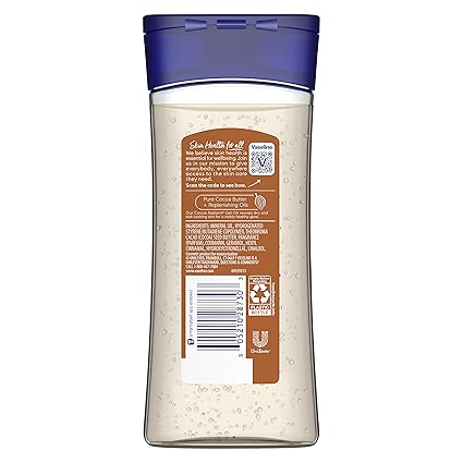 Vaseline Intensive Care Cocoa Radiant For Glowing Skin Body Gel Oil Body Oil Made with 100% Pure Cocoa Butter + Replenishing Oils - 200ml. 