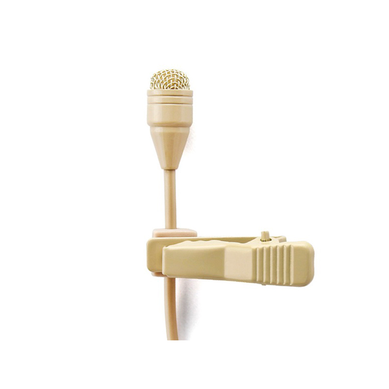 Bolymic Skin Tone Lapel lavalier tie clip Microphone for 5400 Wireless System with 3 Pins XLR. 