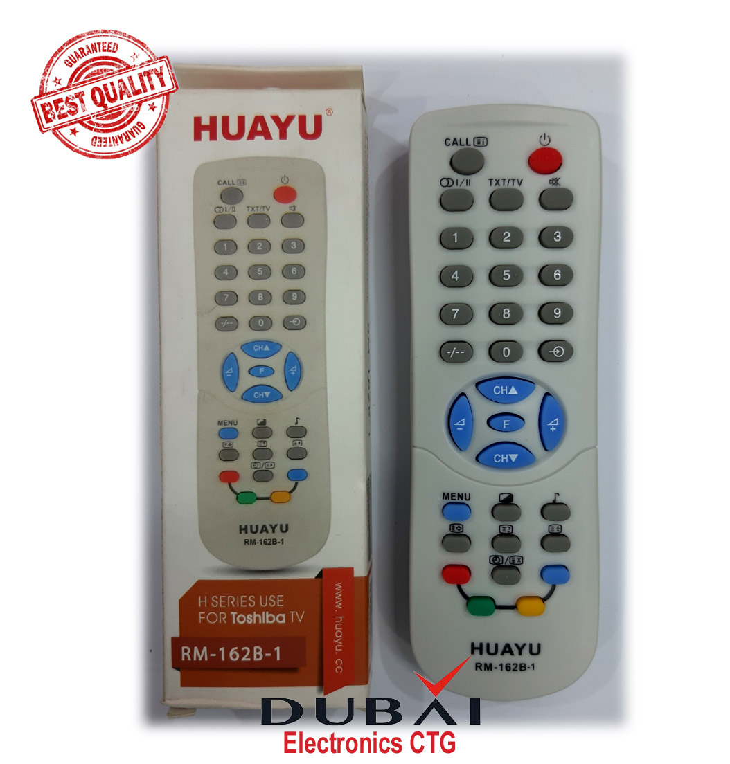 TOSHIBA (RM-162B-1) Box TV, CRT TV Compatible Remote Control., Master Remote