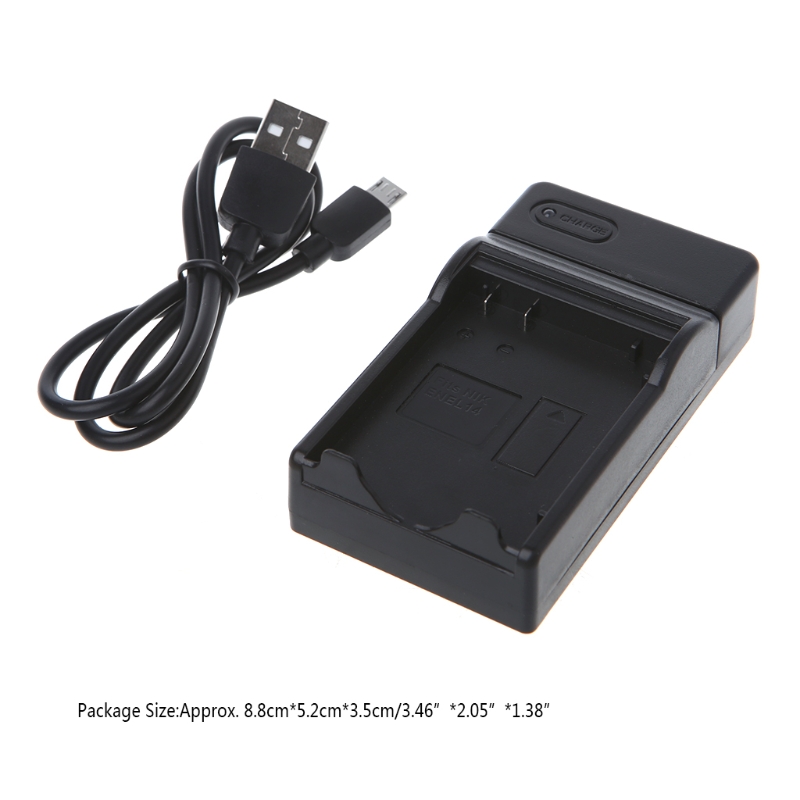 Battery Charger for nikon EN-EL14 Coolpix P7000 P7100 D3100 D3200 D5100 D5200. 