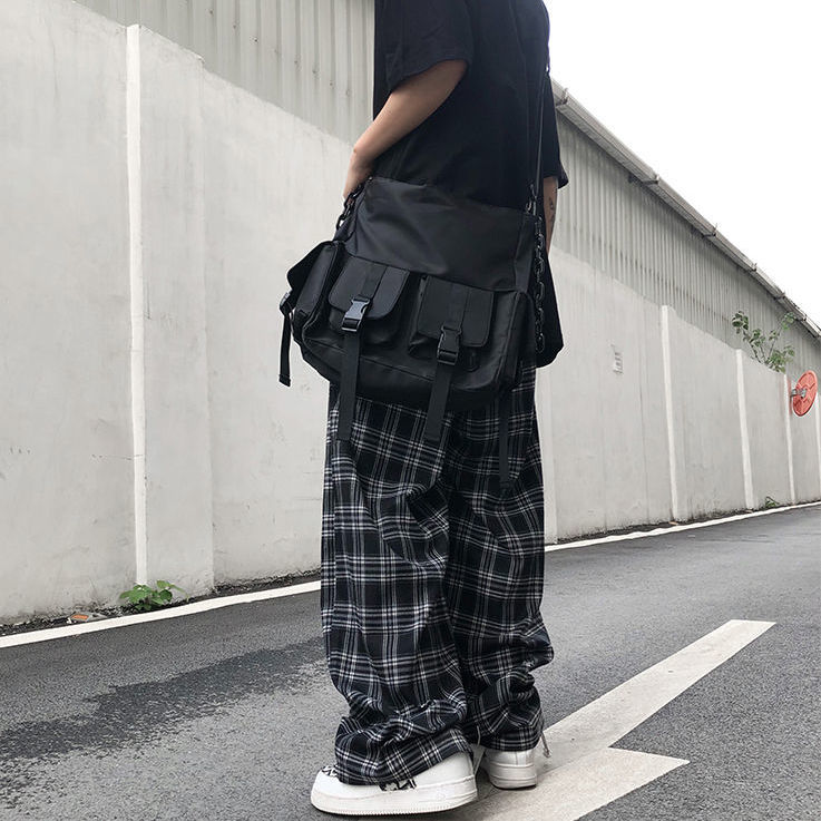 Nordic Lines Print Pants Discontinuous Line Casual Wide Pants Womens Big  Size Streetwear Print Straight Trousers - AliExpress