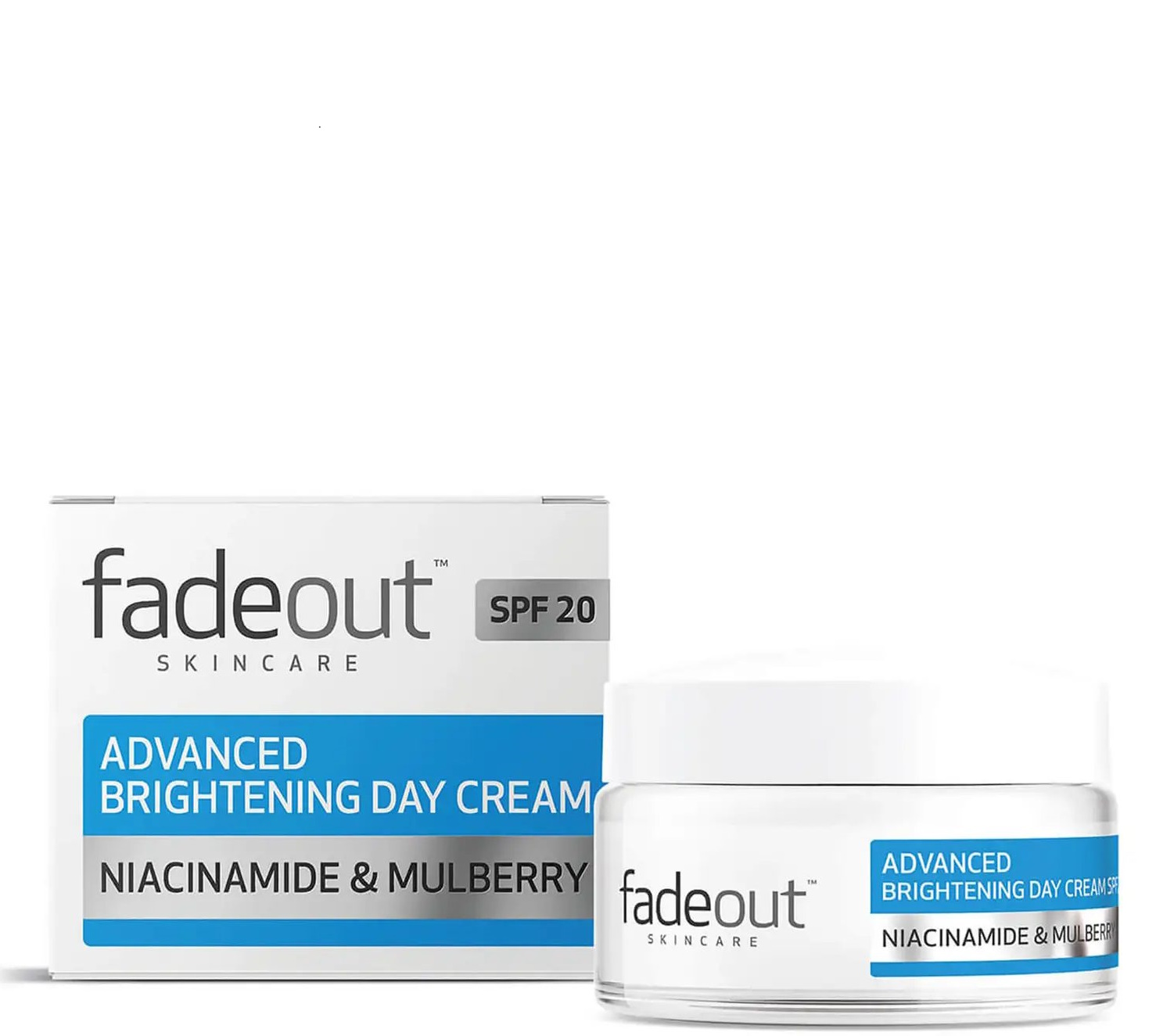 FADEOUT ADVANCED BRIGHTENING DAY CREAM SPF 20 (UK)  50ML. 