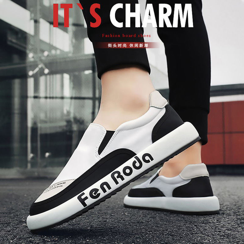 Woodpecker Ice Silk Shoes Men's Summer Breathable Thin Canvas Casual Board Shoes Slip-on Men's Soft Sole Shoes Men's Super Soft. 