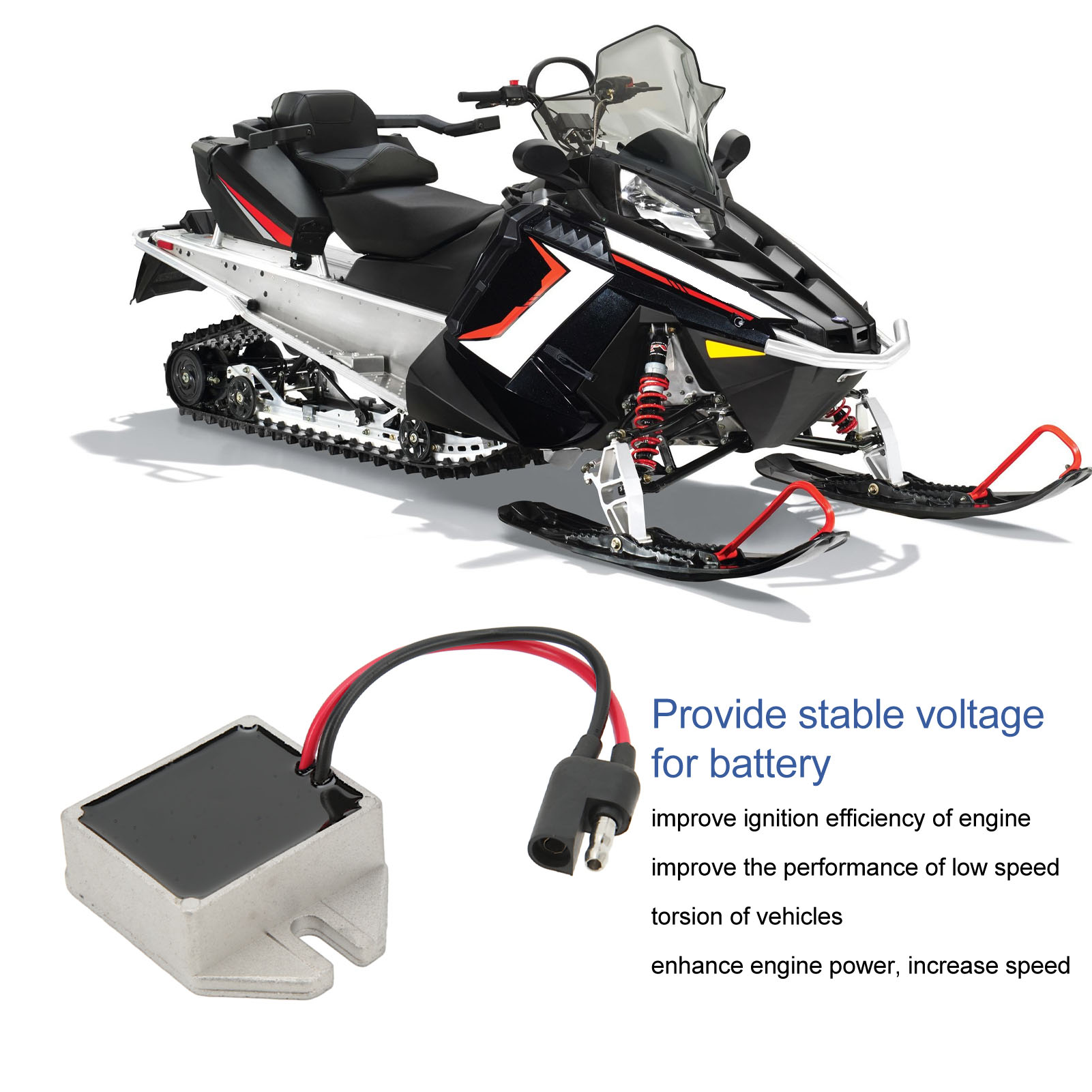 Voltage Regulator Rectifier, Durable High Performance 2203873 for Snowmobile. 