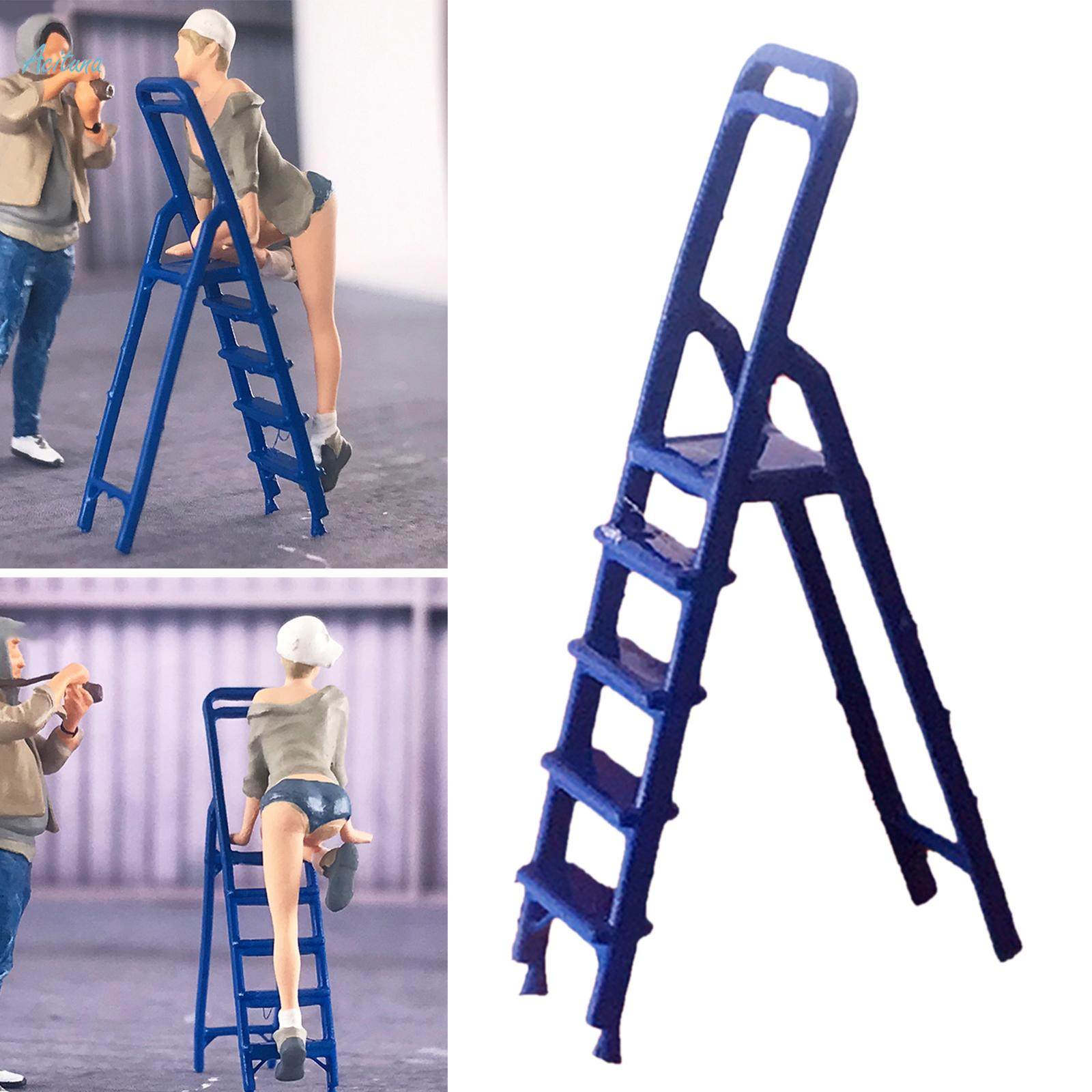 1/64 Figures Ladder Miniatures Layout Street Scene DIY Projects S Scale. 
