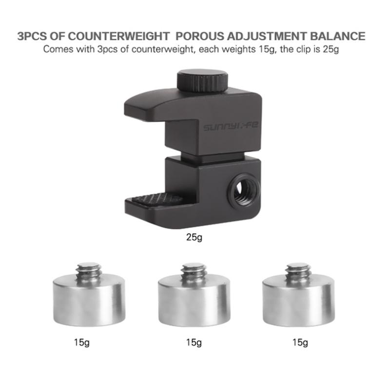 Universal Phone Stabilizer Gimbal Counterweight Counter Weights for OSMO Mobile 2. 