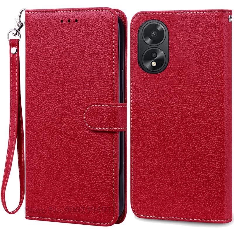 For OPPO A38 Case Leather Flip Wallet Case For OPPO A38 CPH2579 Phone Case For OPPO A38 OPPOA38 A 38 Cover Fundas. 