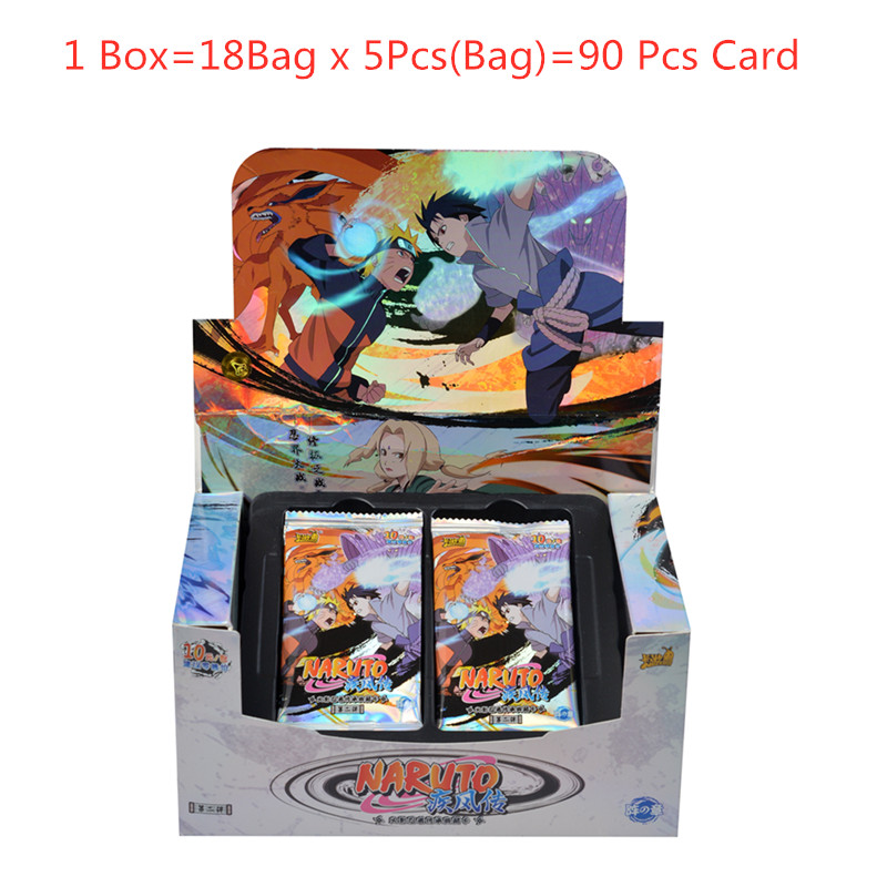 KAYOU Anime Original Naruto Cards Chapter Of The Array Box Added SE Ninja World Collection Cards Toy For Children Christmas Gift Superman. 