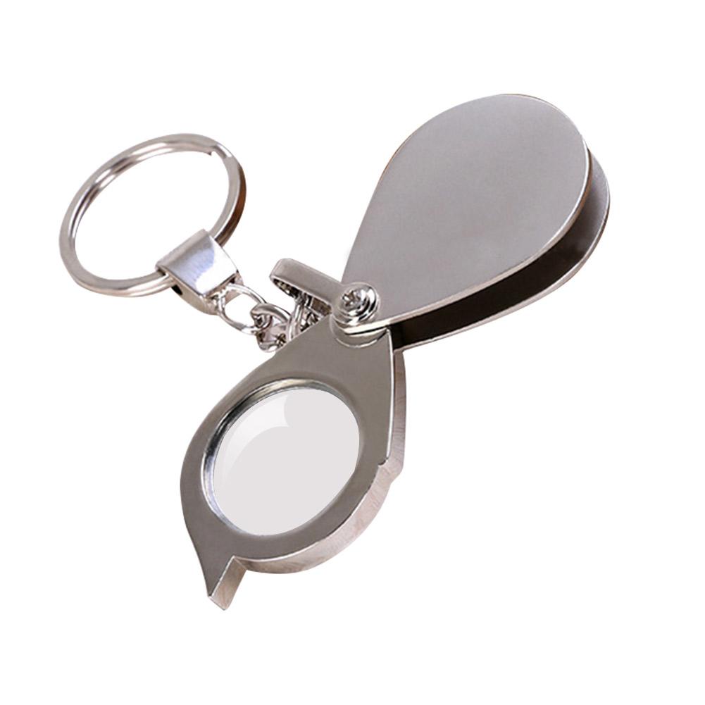 Portable Handheld Folding Pocket Magnifier 30X Metal Mini Loupe Jewellery Identification Loupe Magnifying Glass for Reading Gift