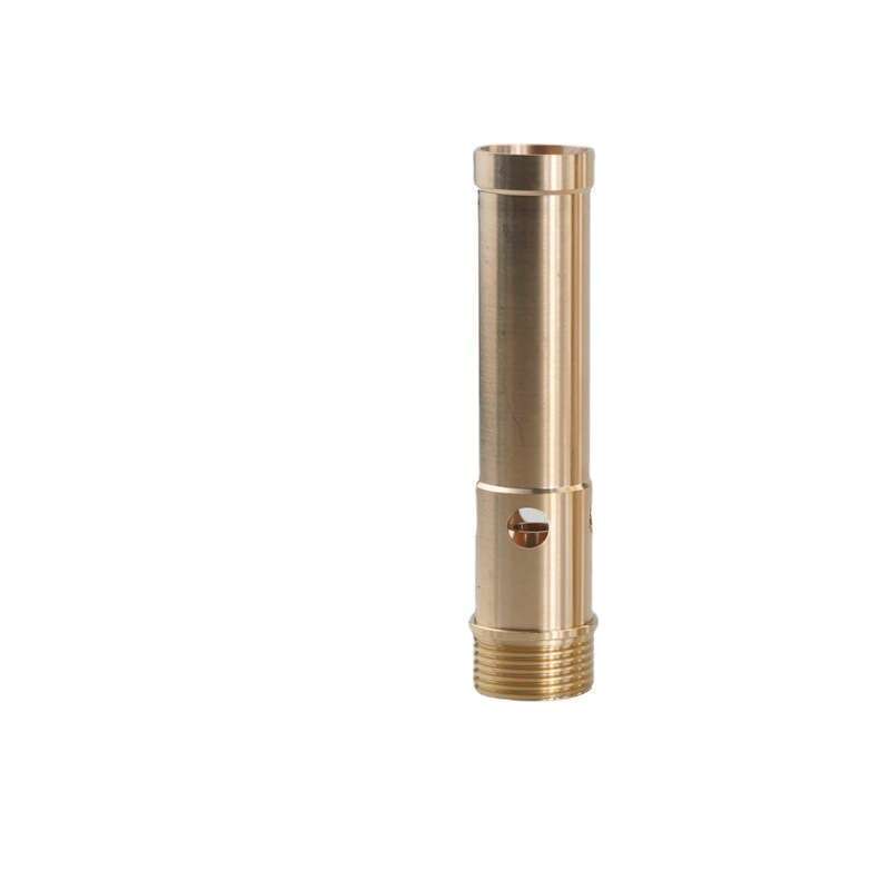 Full copper fan shaped gushing spring mushroom cedar jade pillar courtyard rockery water feature interactive fountain nozzle. 