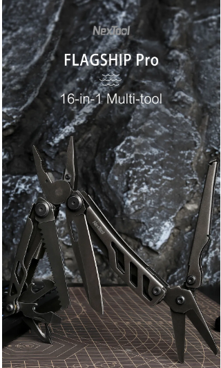 Xiaomi Nextool New Hand Tools Flagship Pro 16 In 1 Multi-Tool Edc Outdoor Plier Saw Bottle Opener Screwdriver Scissors Multitool. 