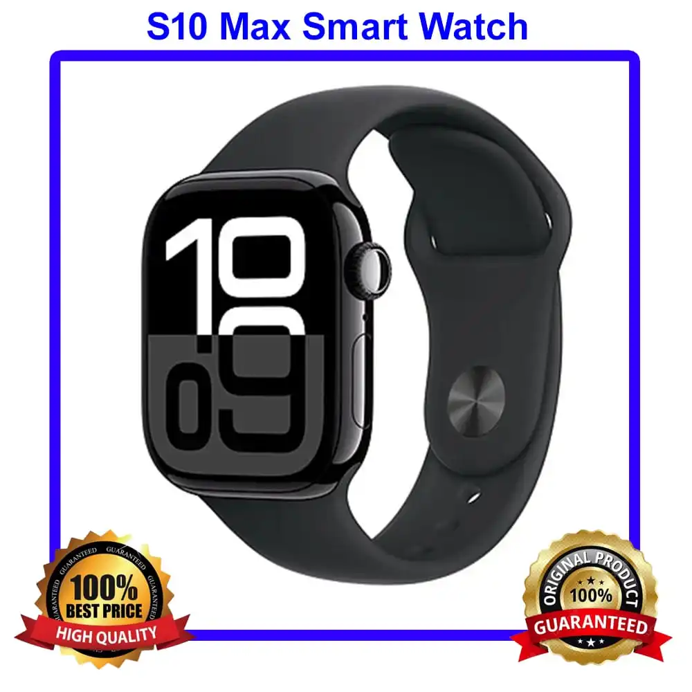 Original S10 Max Smart Watch 2.29 Inch AMOLED Display NFC Bluetooth Call Wireless Charging by Tecodeal