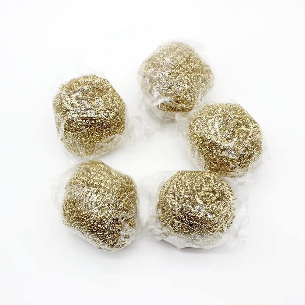 12 Packs Solder Tip Cleaning Brass Wire Replacement Cleaning Copper Wire for Soldering Station Tip Cleaner