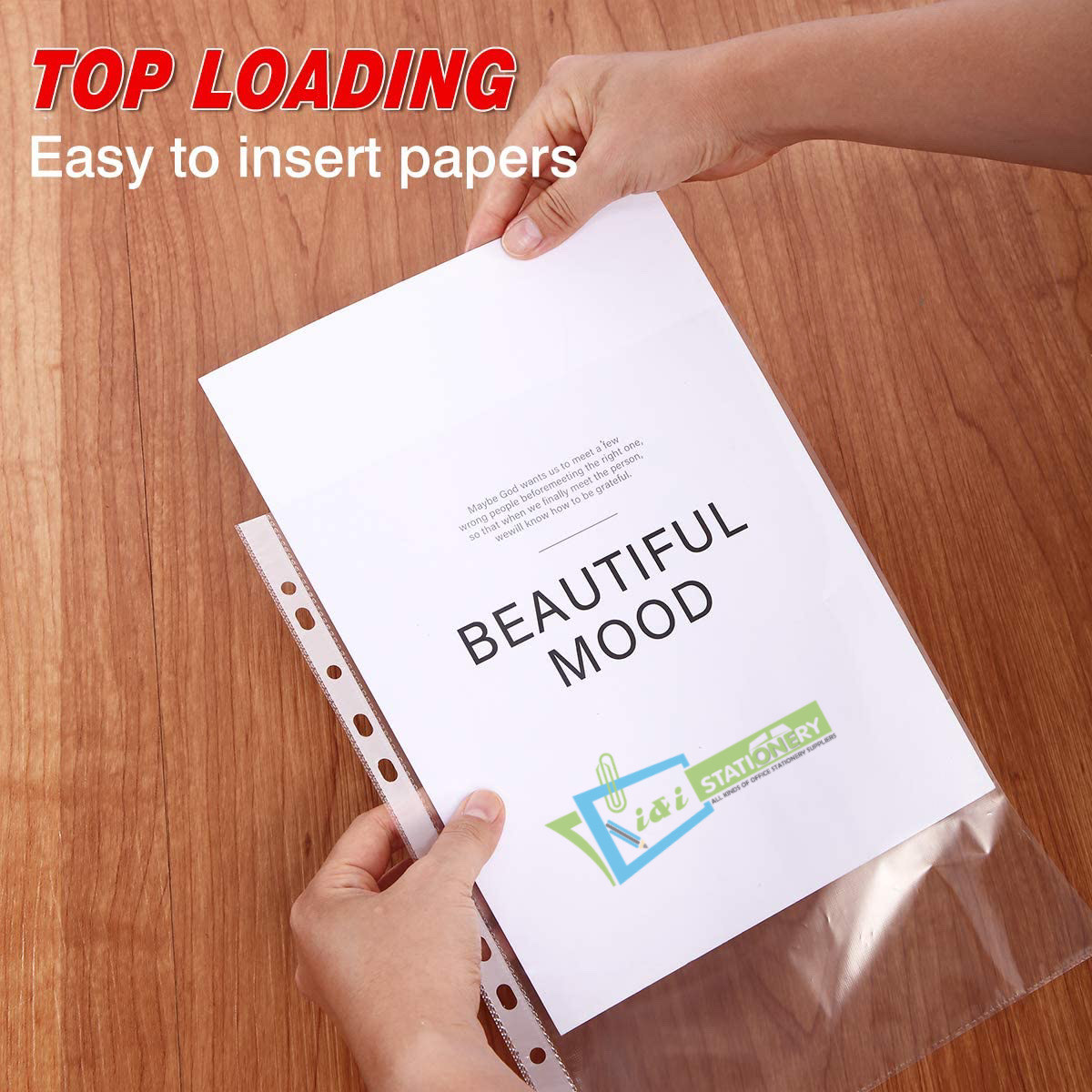 Sheet Protector A4 size Transparent 25/50/100 pcs. 