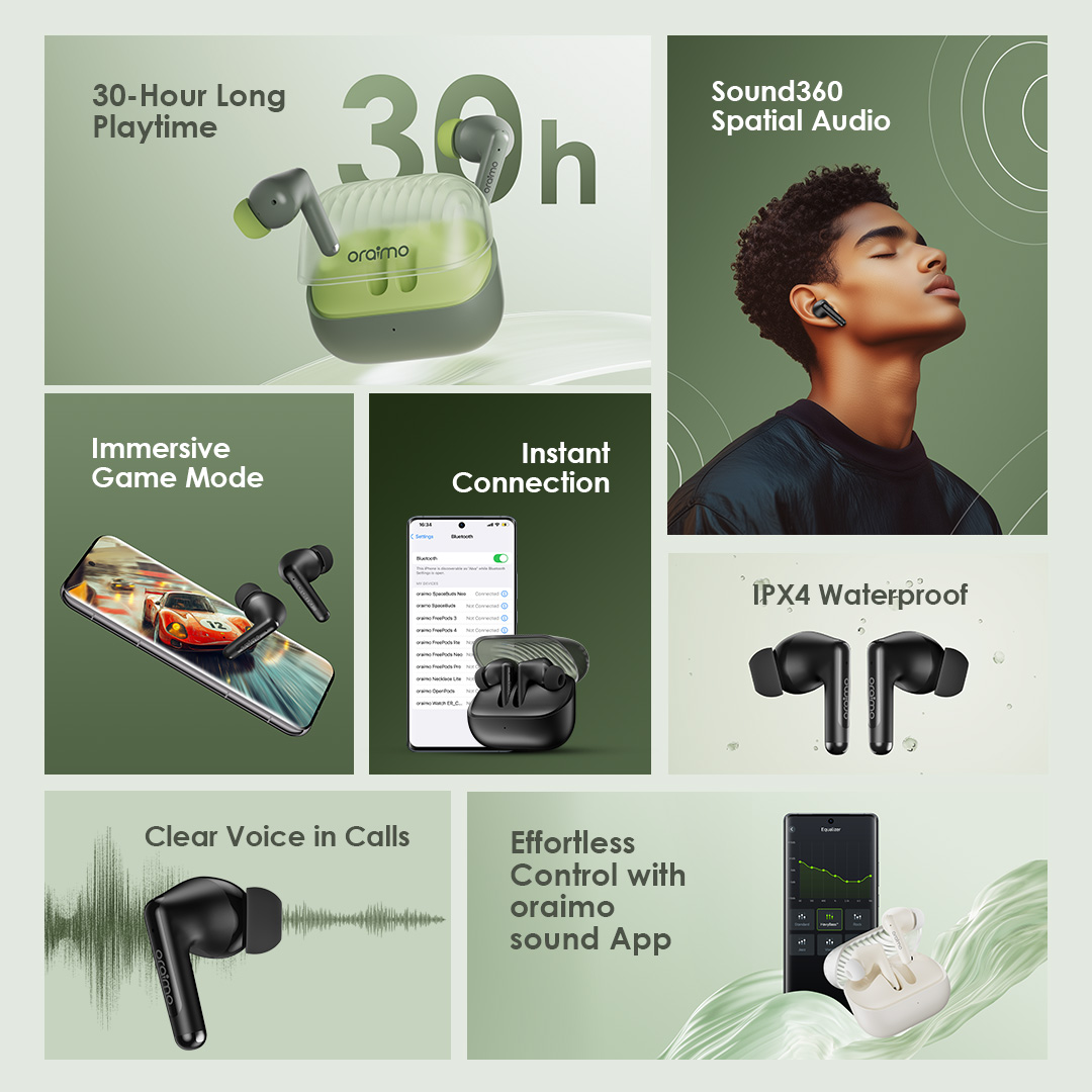 SpaceBuds Neo True Wireless Spatial Earbuds. 