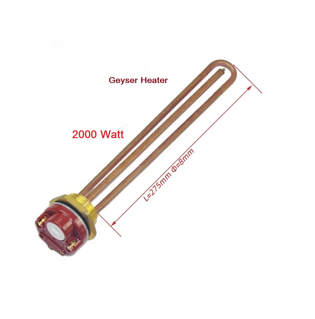 GEYSER HEATER COIL 220 VOLT 2000 WATT OR GEYSER REPAIR KIT WITH THERMOSTAT. 