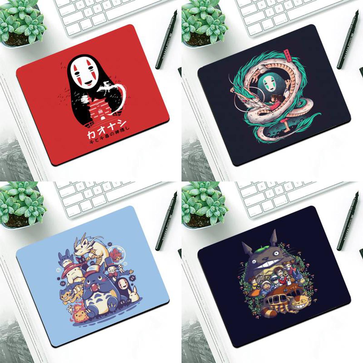 Studio Ghibli Totoro Kiki No Face Man Mouse pad PC Computer mat Small Pad Rubber Mouse Mat MousePad Desk Gaming Mousepad Cup Mat