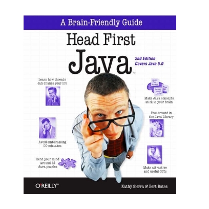 Head First Java by Kathy Sierra & Bert Bates. 
