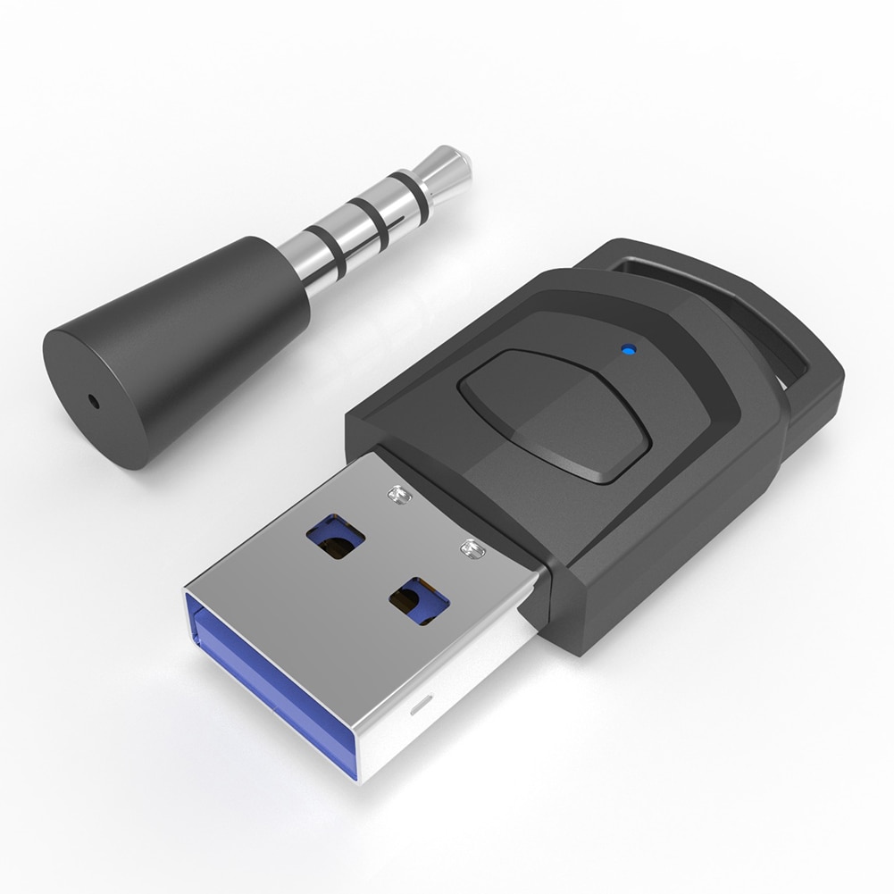 Bluetooth 5.0 Wireless Headphone Adapter for PS5 PS4 Game Console PC Headset Audio Receiver Transmitter. 