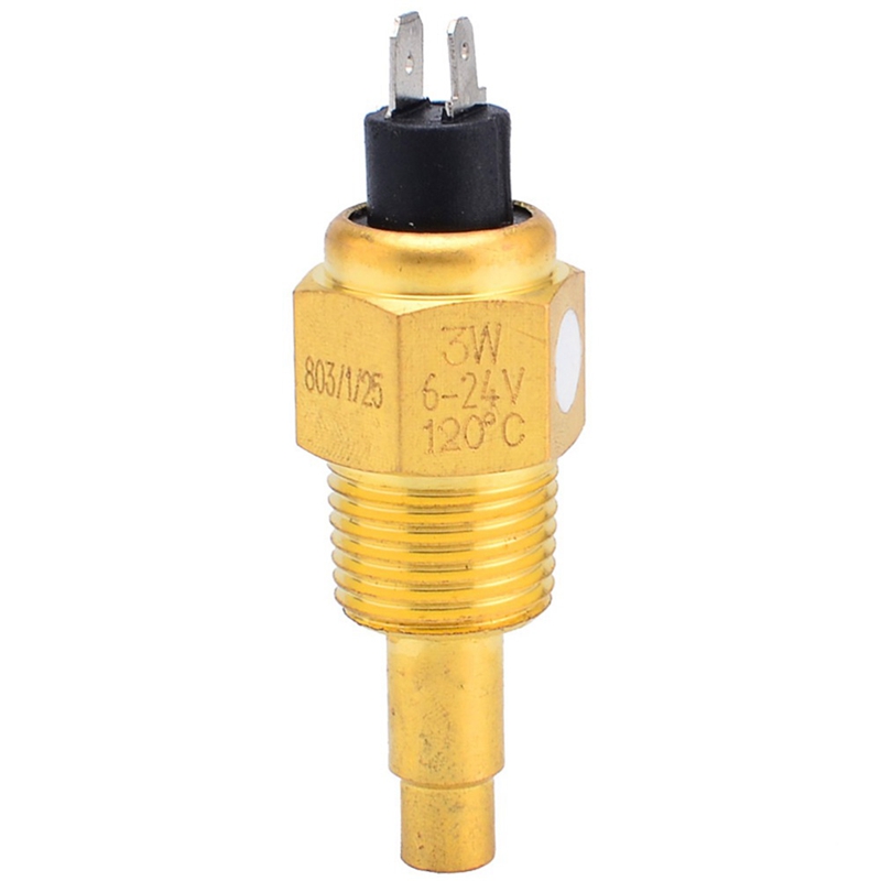 1pcs Vdo 1/2 Npt 21mm Thread Engine Oil Temperature Sensor Water Temperature Sensor & 1pcs Universal Vdo Oil Pressure Sensor 0 to 10 Bars 1/8 Npt Generator Part 10mm. 