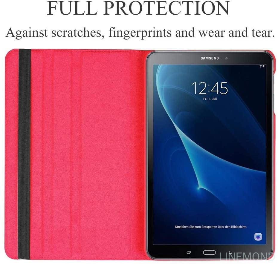 【FUPANG】Case for Samsung Galaxy Tab A 10.1 PU leather protective 360 degree tablet cover case stand function for tab a 10.1 inch (SM-T580/mible, pen version). 
