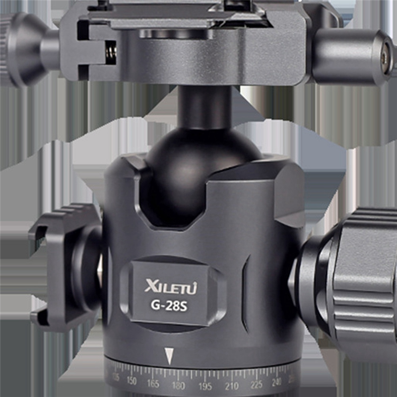 Dual Panoramic Spherical Base Mini SLR Camera Horizontal and Vertical Gimbal Stabilizer Tripod G28S Easy Install Easy to Use. 