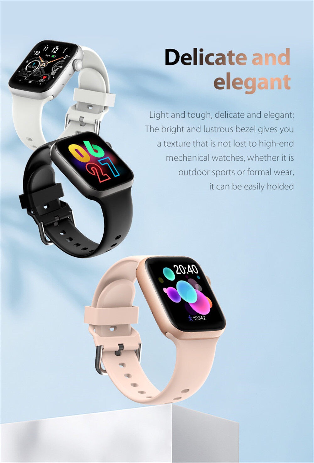 T500 Plus Bluetooth Call Smart Watch Heart Rate Monitor IWO 8 Lite Smartwatch for Android IOS (Black). 