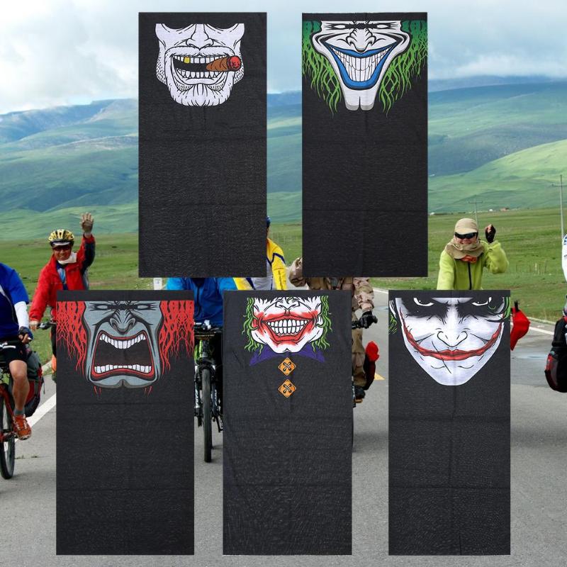 【VisioN Shop】Red Skull Ghost Pattern Cycling Winter Autumn Shield Scarf Moto Outdoor Face Balaclava. 