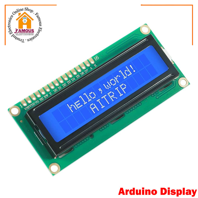 1602A LCD Display 16x2 Line use for Arduino Uno R3 Mega PIC AVR Development Board. 