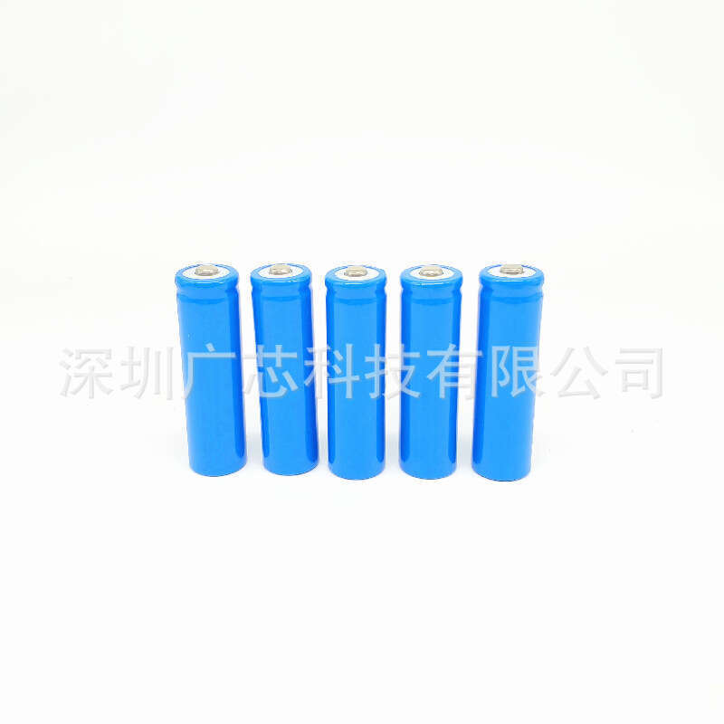 14500 lithium 3.7V pointed 500mAh beauty instrument intelligent lock alarm clock wireless mouse No.5 rechargeable battery. 