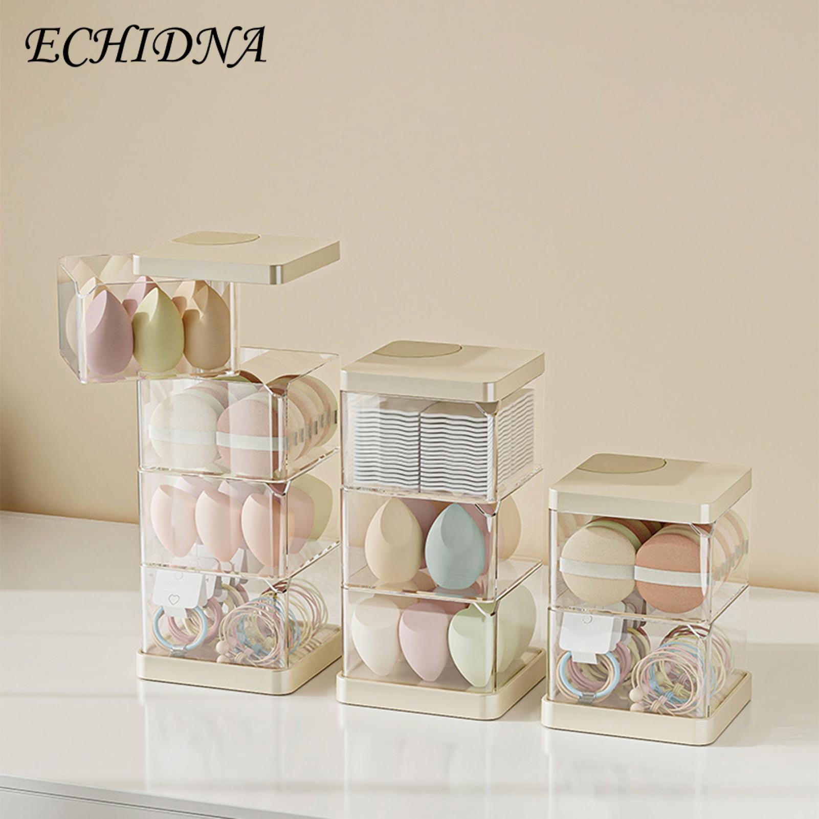 Transparent Stackable Storage Bin U-shaped Rotatable Cosmetic Storage Box Multi-layer Organizer for Beauty Products Breathable Moisture-proof Buyers' Choice Transparent Storage Box