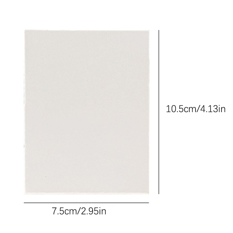 10pcs Small Card Protective Cardboard White Thicked Paper Jam Kraft Paper DIY Handmake Card Making Craft Paper Double Sided Chipboard jingu. 