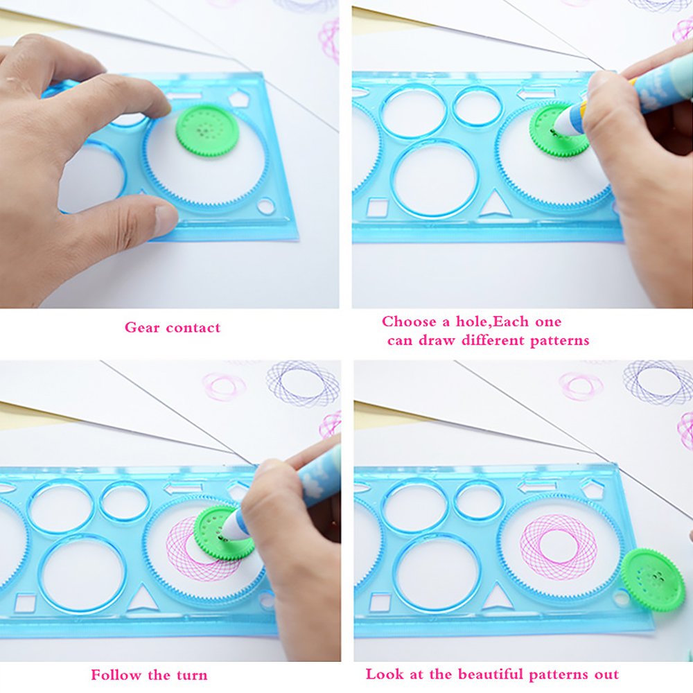 Design Ruler / Drawing Box-Multi-Color. 