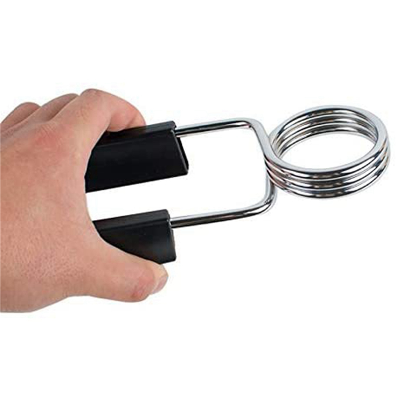6 Pcs Standard 1.1 Inch/28mm Barbell Bar Clamps Spring Collar Clips Gym Weight Dumbbell Lock