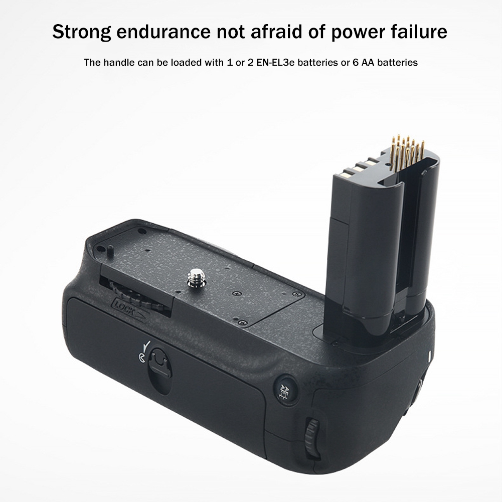 MB-D80 Camera Handle Battery Grip Bracket for Nikon D80 D90 Camera. 