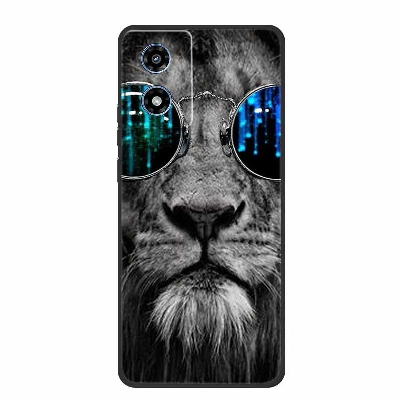 For Motorola G04 Back Cover Case G 04 Black Silicone Soft Phone Case For Motorola Moto G04 Case 6.56 Funda Coque Shockproof Bag. 
