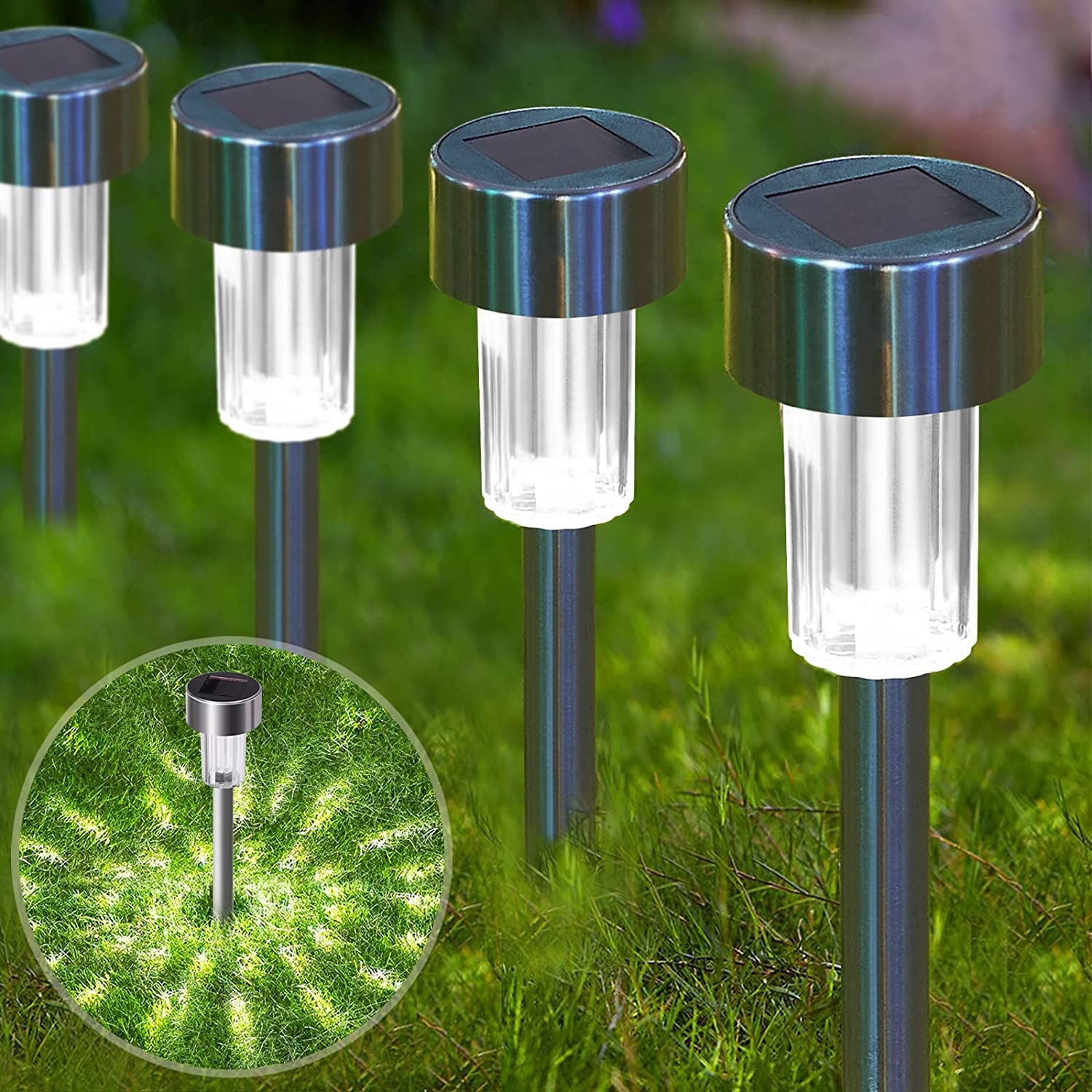 最大62OFFクーポン Solar Ground Ball Light Garden Lights Powered Waterproof