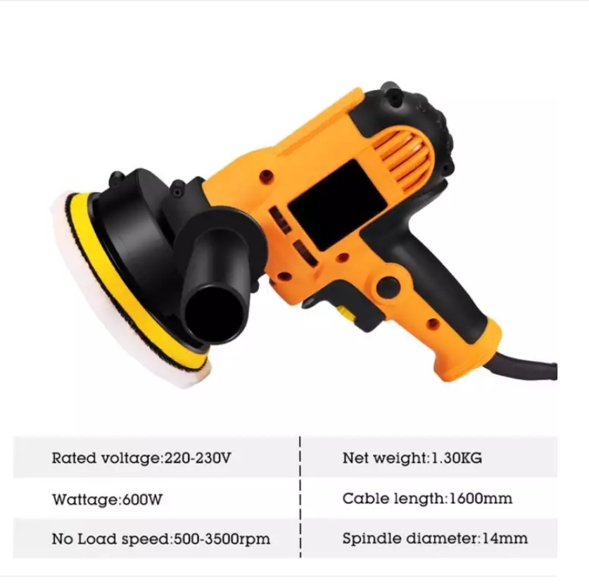 HILDA 220V Car Wood Polishing Machine Auto Tools DIY Polisher Machine Adjustable Speed Sanding Waxing Tools Powewr Tools -. 