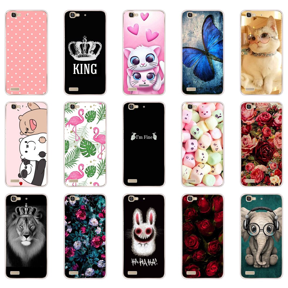 Coque Case For Huawei GR3 TAG-L21 TAG-L01 TAG-L03 TAG-L13 G8 Anti fingerprint mini TAG L21 Funda Back Case Shell Bumper Cover For Huawei GR3