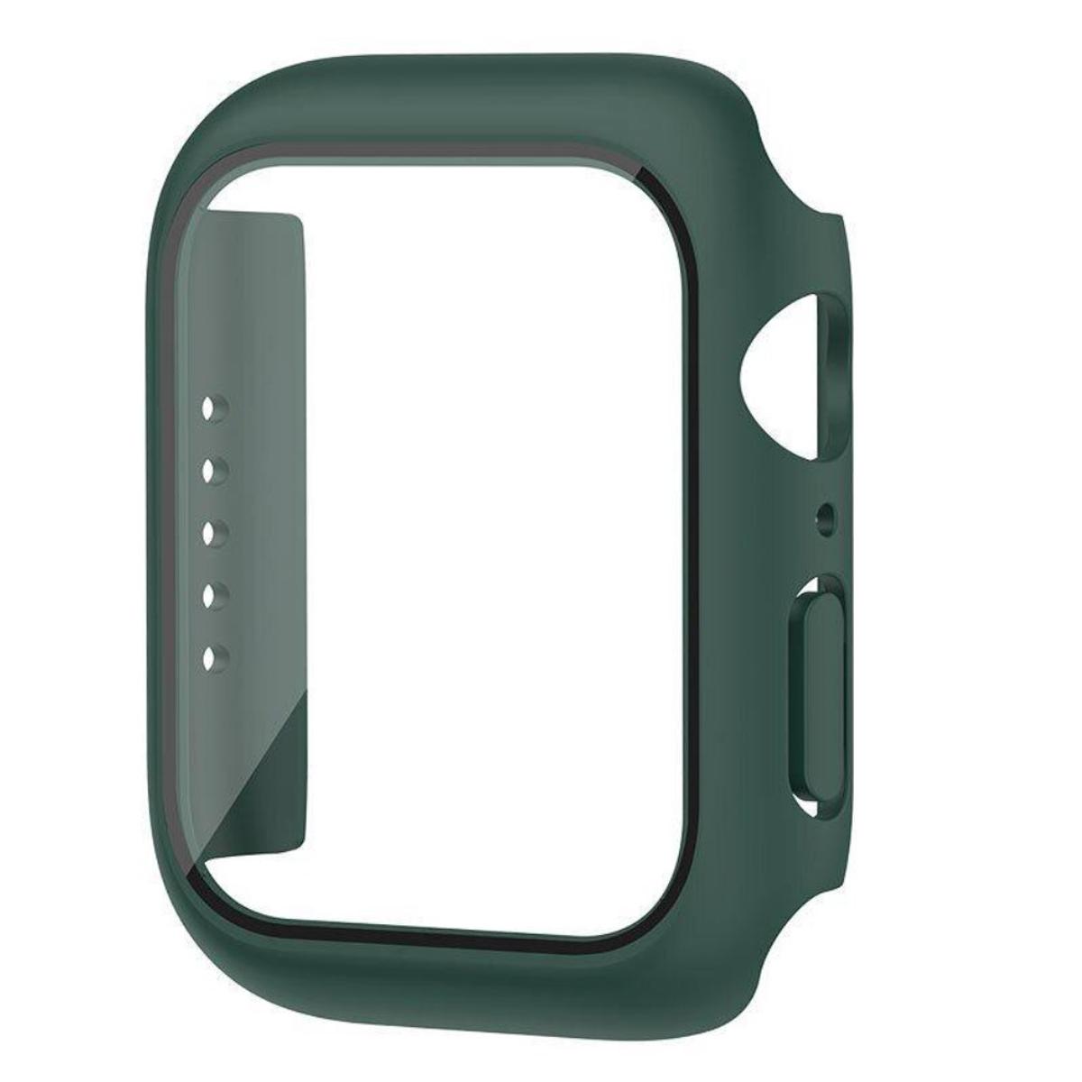For Apple Watch Case 44mm Watch Series 6/5/4 case with glass protector - Apple Watch Cover, Case + Screen Glass Protector for Series 6/5/4 45MM Full Coverage Case Cover. 