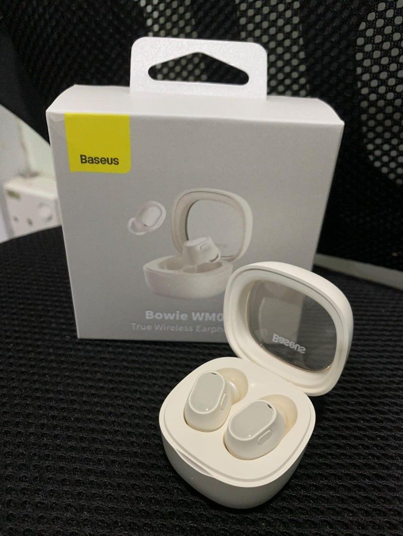 Baseus Bowie WM02 Plus TWS Wireless Earbuds - Bluetooth 5.3, 50H Playtime, Ultra-Low Latency, In-Ear Design, High-Quality Sound Earphone for Men and Women - Nasmik. 