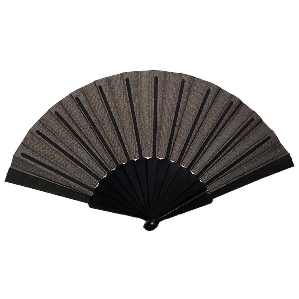 Portable Folding Fan Plain Plastic Cloth Hand Fan Chinese Elegant Fabric Hand Fan for Weddings Travel Party Dancing Cosplay