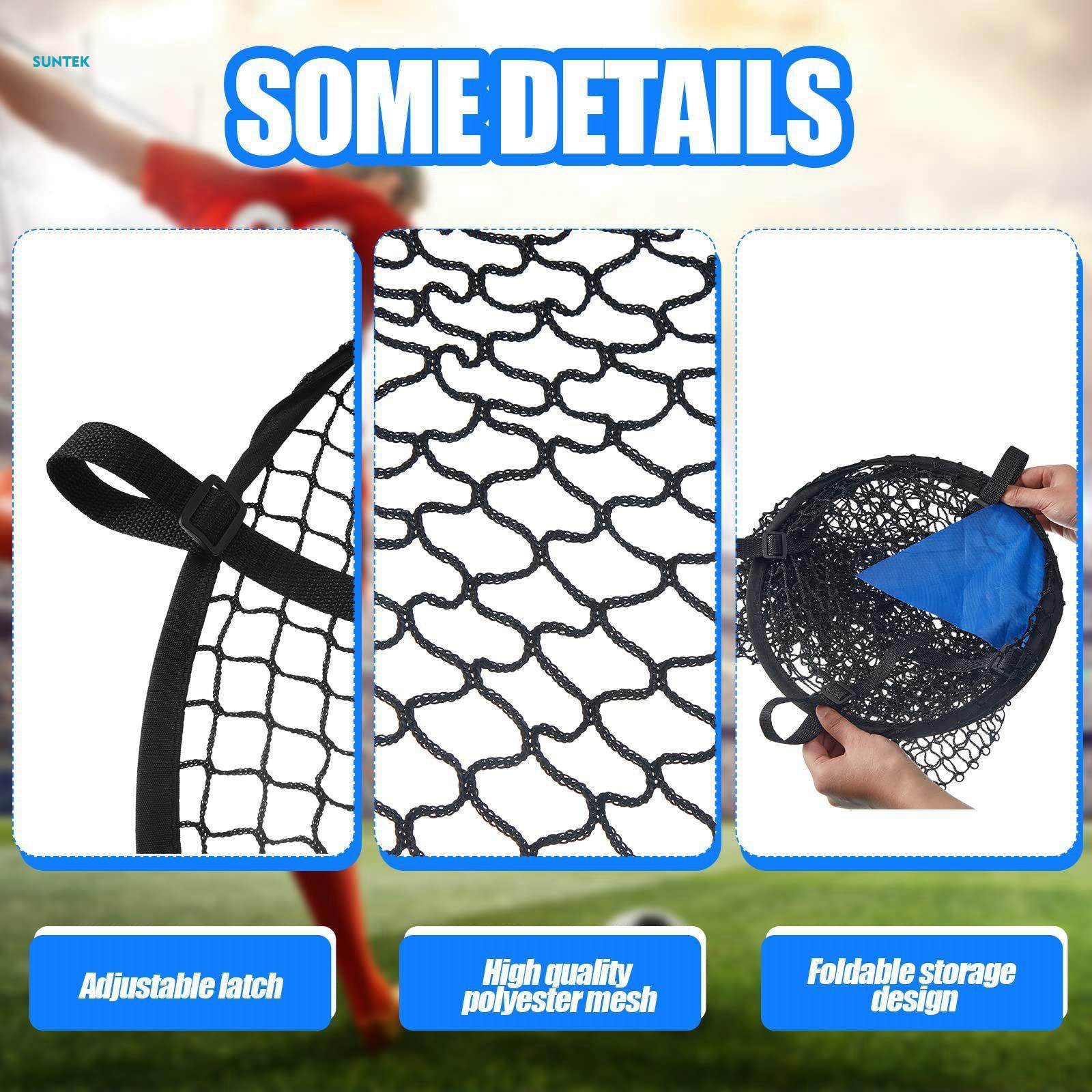 Soccer Top Bins Soccer Goal Target Nets Lightweight Football Goal Target Net. 