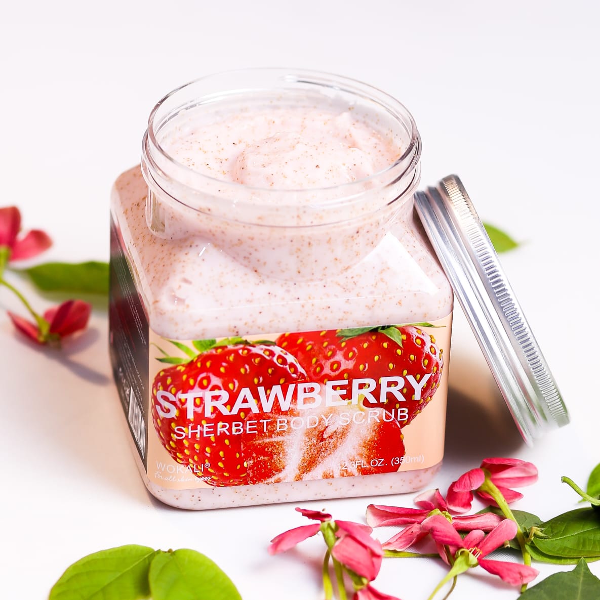 Wokali Strawberry Body Scrub (350 ml) – Coswin.pk