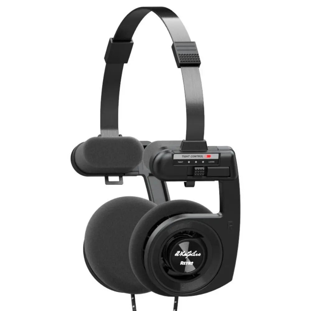 Retro Wireless Headphones Bluetooth 5.2 Classic Open Hifi On-ear Headset With Noise Reduction Mic For KOSS Porta Pro. 