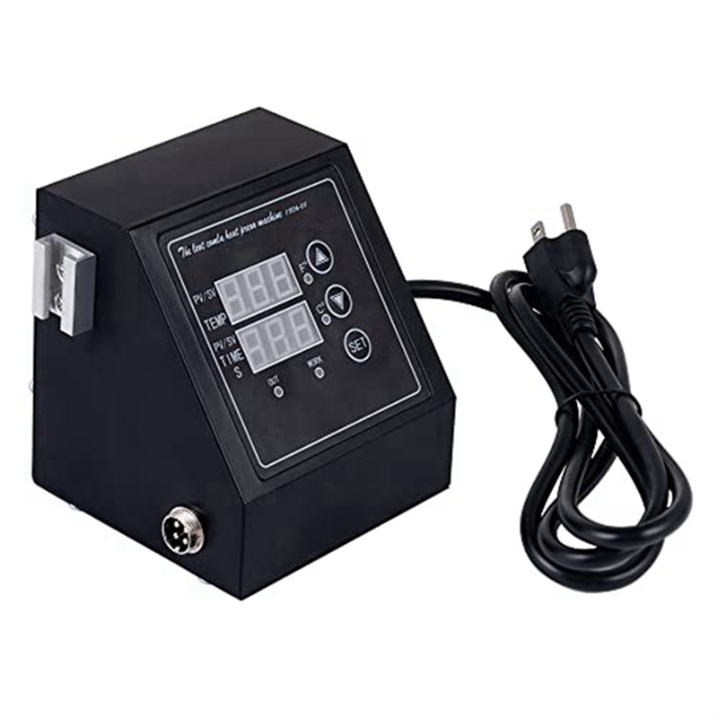 1 Piece Heat Press Control Box Replacement Digital Panel Accessory Machine 1400W Temperature Controller 110V US Plug