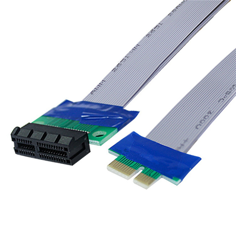 20X PCI Express Riser Card Extension Cable PCIE 1X to 1X Slot Riser Card Converter Extender Cable Adapter