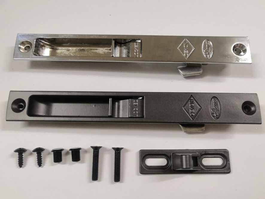 1 pcs Aluminum sliding window slide lock/90-Degree- silver. 