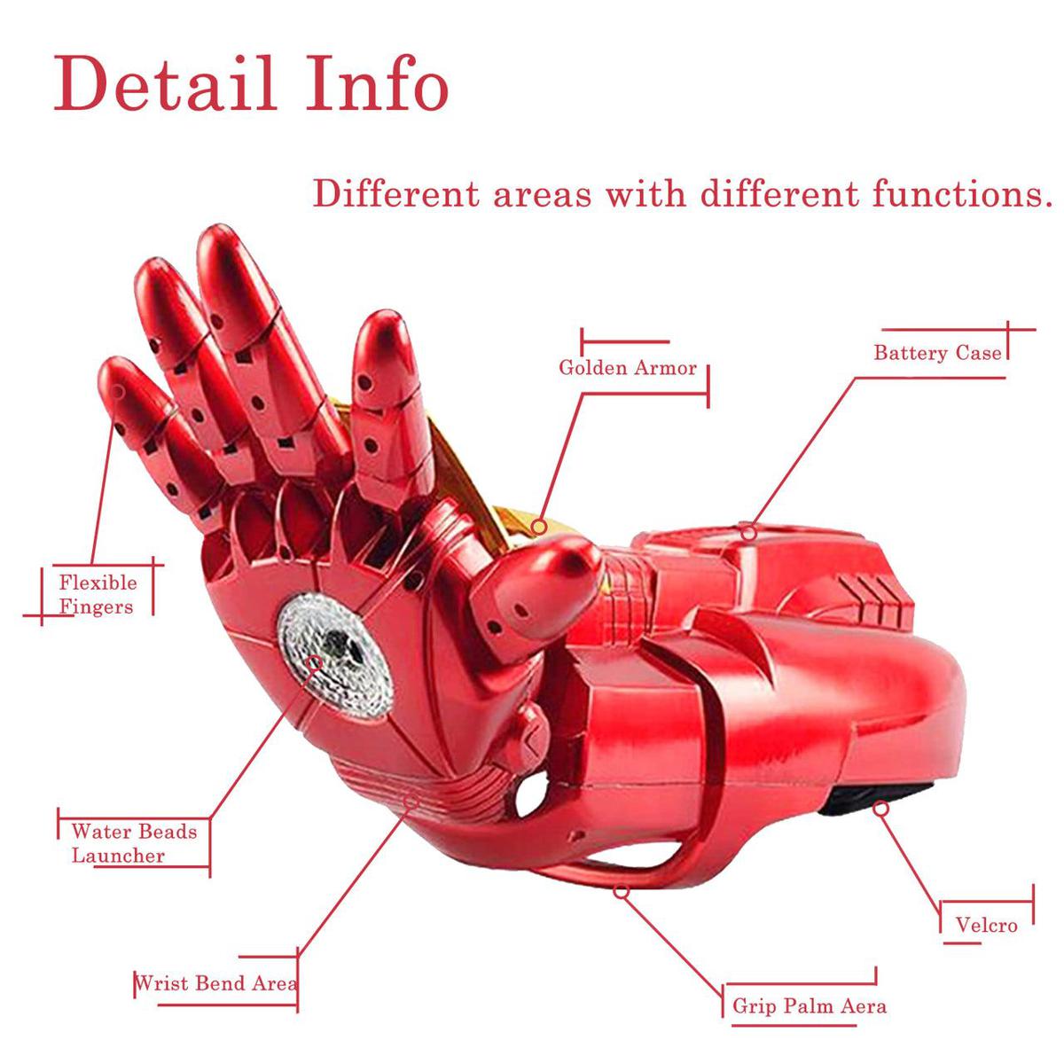 Newfangled - Urban Vibes - Iron Man Arm Gel Blaster Rechargeable Battery Operated - Toys & Games - Unrivaled in Genre- Vibes